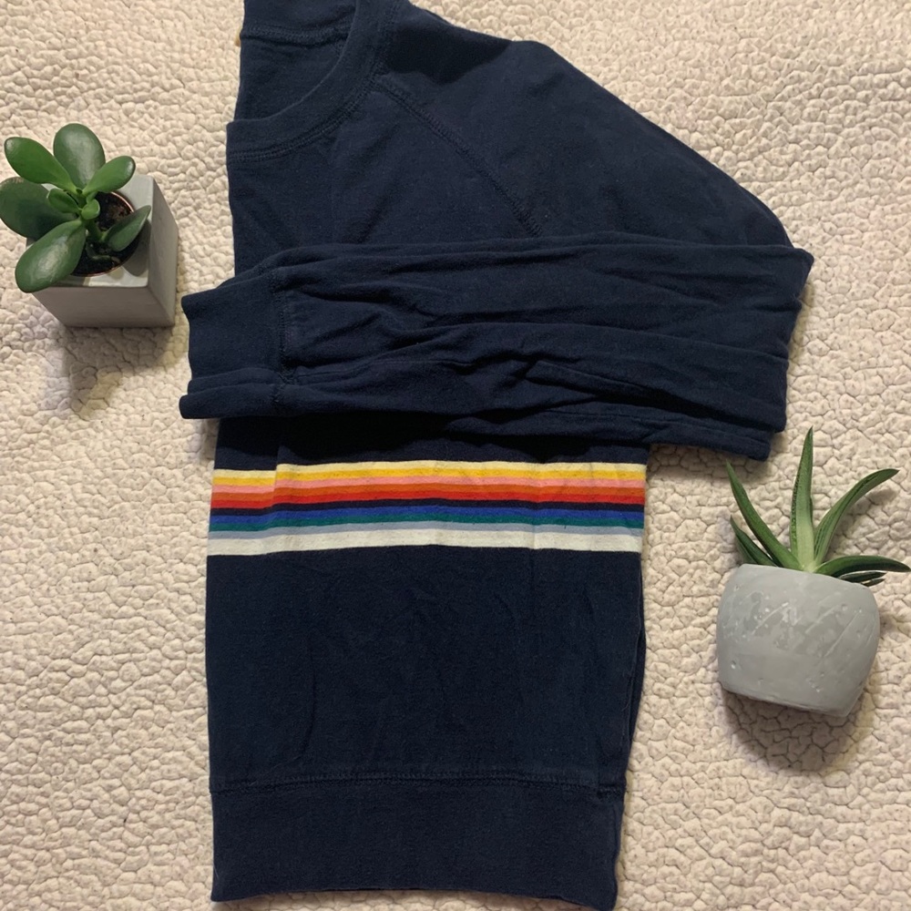 John Galt Rainbow Stripped Shirt